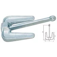 Dübel U-förmig Aluminium 10 kg GFN