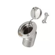 Kraftstoffeinfüllstutzen 45° Metall 38 mm EVA
