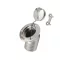 Einfüllstutzen für Wasser 45° Metall 38 mm EVA