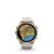 Garmin fenix 8 43mm AMOLED Sapphire, Creme Gold, Sandstein/graues Silikonband (ED XD) Smartwatch