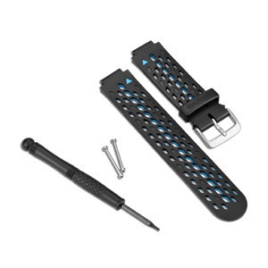 Uhrenarmband Garmin Forerunner 220/620 schwarz/blau für Smartwatch