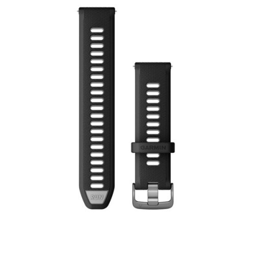 Uhrenarmband Garmin 22 mm. Schwarz-grau (Quick Release) für Forerunner 265