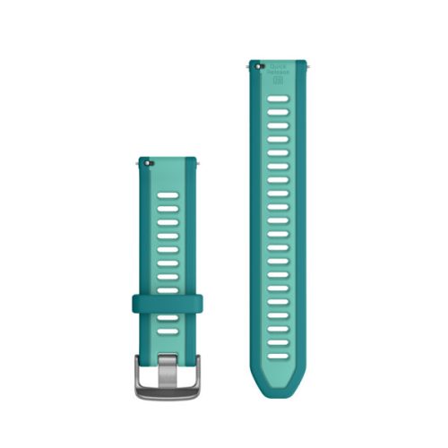 Uhrenarmband Garmin 20 mm. Türkis-aqua (Quick Release) für Forerunner 165