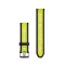 Uhrenarmband Garmin 20 mm. Schwarz-gelb (Quick Release) für Forerunner 165