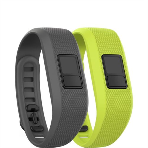 Armband für Garmin Vívofit 3 Gray/Green Uhr