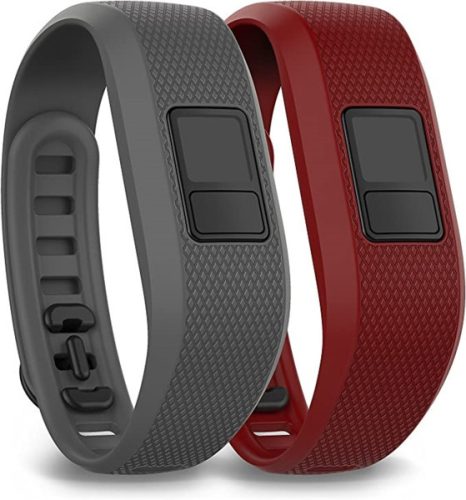 Uhrenarmband für Garmin Vívofit 3 Grau/Mars XL Smartwatch