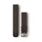 Uhrenarmband Garmin 20 mm dunkelbraunes Leder, silberne Schnalle (Quick Release) für Vivomove HR Uhr