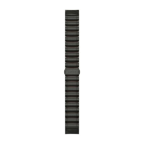 Uhrenarmband Garmin 22 mm Hybrid Titan DLC beschichtet/rot (QuickFit) für MARQ Smartwatch