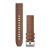 Uhrenarmband Garmin 22 mm braunes italienisches Leder, silberne Schnalle (QuickFit) für MARQ Smartwatch