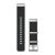 Uhrenarmband Garmin 22 mm schwarzes Nylon, silberne Schließe (Jacquardgewebe) (QuickFit) für MARQ