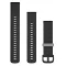 Uhrenarmband Garmin 20 mm schwarz Silikon (Quick Release) für Vívoactive 5 Uhr