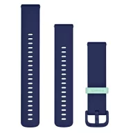   Uhrenarmband Garmin 20 mm blau Silikon (Quick Release) für Vívoactive 5 Uhr