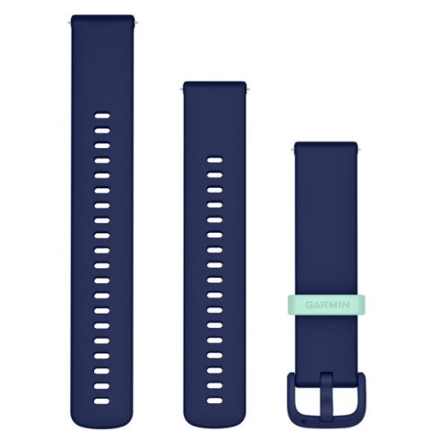 Uhrenarmband Garmin 20 mm blau Silikon (Quick Release) für Vívoactive 5 Uhr