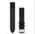 Uhrenarmband Garmin 18 mm schwarzes Leder (Quick Release) für Smartwatch