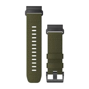   Uhrenarmband Garmin 26 mm taktisch Ranger Grün Nylon (QuickFit) für Smartwatch