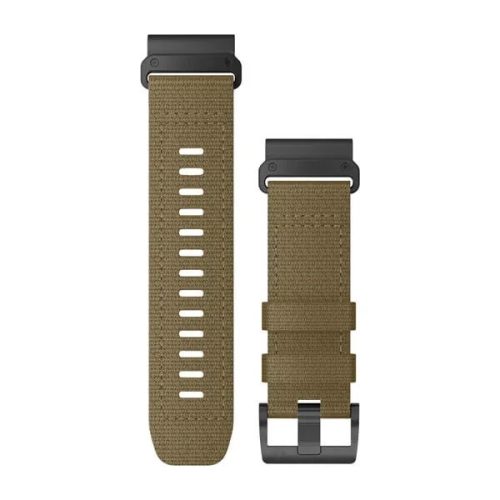 Uhrenarmband Garmin 26 mm Tactical Coyote Tan nylon (QuickFit) für Smartwatch