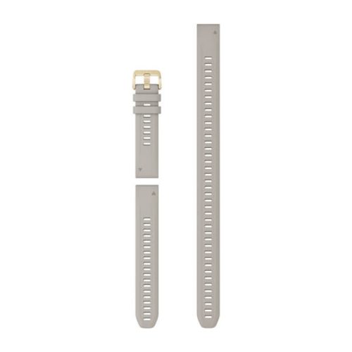Uhrenarmband Garmin Descent Mk2S LightSand Silikon mit Uhrenarmbandhalter für Smartwatch