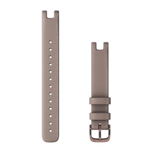 Uhrenarmband Garmin Lily 14 mm paloma italienisches Leder, Dornschließe dunkel bronze für Lily (110-175mm)