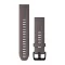 Uhrenarmband Garmin 20 mm schiefergrau Silikon (QuickFit) (Fenix 7S) für Smartwatch