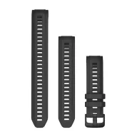   Garmin 20 mm graphitfarbenes Silikonband mit extra langem Zubehörband (Instinct 2S) für Smartwatch