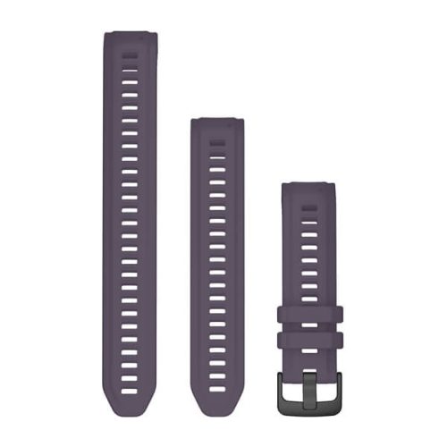 Uhrenarmband Garmin 20 mm tief orchid Silikon, extra langes Zubehörarmband (Instinct 2S) für Smartwatch