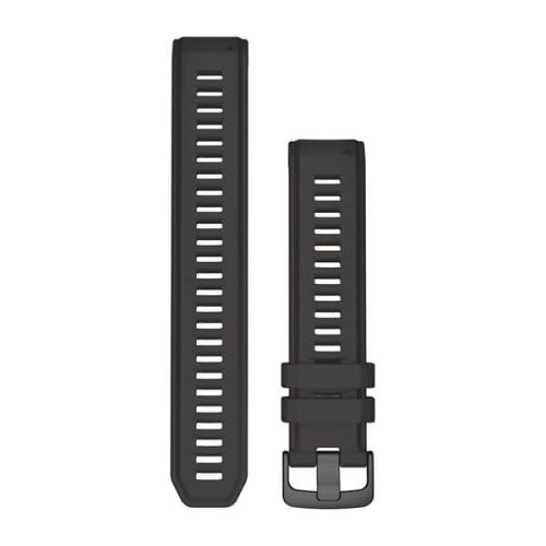 Uhrenarmband Garmin 22 mm graphit Silikon (Instinct 2) für Smartwatch