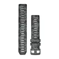   Uhrenarmband Garmin 22 mm graphit camo Silikon (Instinct 2) für Smartwatch