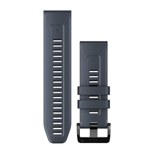 Uhrenarmband Garmin 26 mm Granitblau Silikon (QuickFit) (Fenix 7X) für Smartwatch