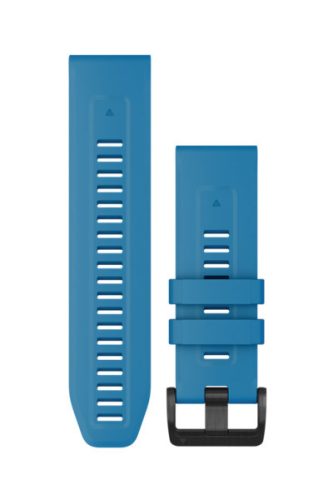 Uhrenarmband Garmin 26 mm cirrusblau Silikon (QuickFit) (Quatix 7) für Smartwatch