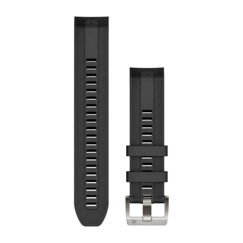 Uhrenarmband Garmin 22 mm schwarz Silikon (QuickFit), für MARQ (Gen 2)