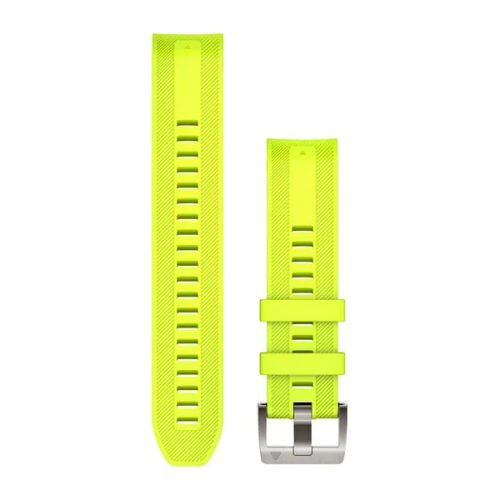 Uhrenarmband Garmin 22 mm neongelbes Silikon (QuickFit), für MARQ (Gen 2)