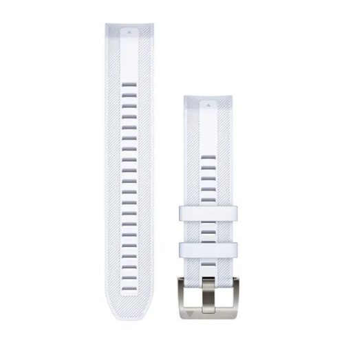 Uhrenarmband Garmin 22 mm weiß Silikon (QuickFit), für MARQ (Gen 2)