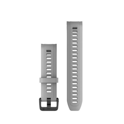 Uhrenarmband Garmin Approach S70 20mm grau Silikon für Smartwatch
