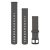 Uhrenarmband Garmin 18 mm grau Silikon (Quick Release) für Venu 3 Armbanduhr