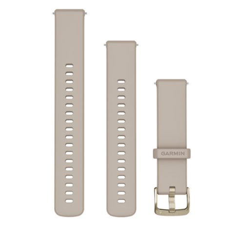 Uhrenarmband Garmin 18 mm French Grey Silikon (Schnellverschluss) für Venu 3S Armbanduhr