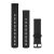 Uhrenarmband Garmin 22 mm schwarz Silikon (Quick Release) für Venu 3 Armbanduhr