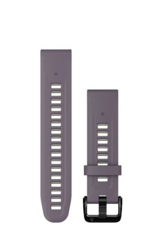 Uhrenarmband Garmin 20 mm orchidee/heller Sandstein Silikon (QuickFit) für Smartwatch