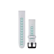   Uhrenarmband Garmin 20 mm Sandstein/aqua Silikon (QuickFit) für Smartwatch