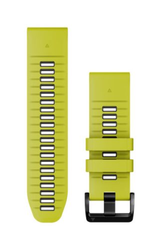 Armband Garmin 26 mm Kalk/Graphit Silikon (QuickFit) für Smartwatch
