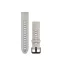 Uhrenarmband Garmin 20 mm grau/lavendel Silikon (QuickFit) für Smartwatch