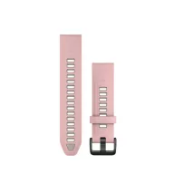   Uhrenarmband Garmin 20 mm rosa/grau Silikon (QuickFit) für Smartwatch