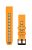 Uhrenarmband Garmin 22 mm orange/graphitfarbenes Silikon (QuickFit) für Smartwatch