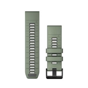   Armband Garmin 26 mm oliv/grau Silikon (QuickFit) für Smartwatch