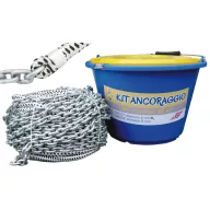 Ankerset 50 m 14 mm Seil/ 10 m 8 mm Kette