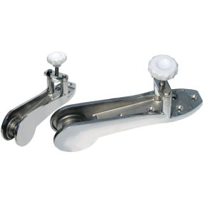 Nasenbohrer Edelstahl mit Ankerbefestigung 34 cm