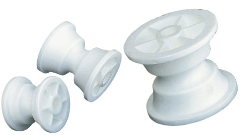 Rolle mit Rillenkunststoff 58 mm