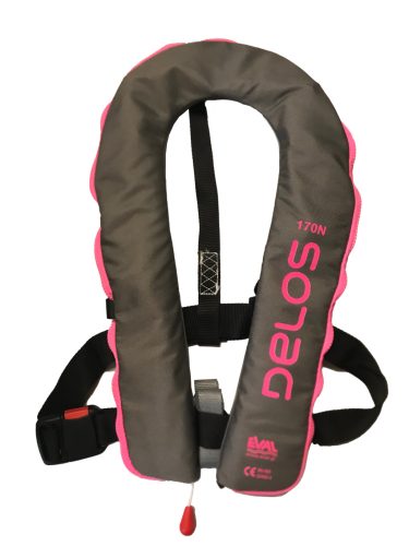 Schwimmweste Delos rosa manuell EVA