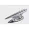 Belegklampe Nose Edelstahl 120 mm Esche