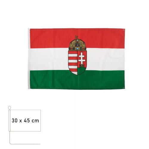 Ungarische Wappenflagge 45 x 30 cm