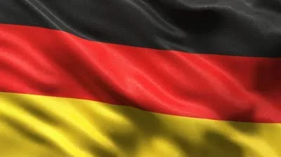 Flagge Deutsch 30 x 20 cm